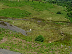 
Cwmbyrgwm Colliery, site of the water balance, June 2013